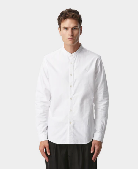 Mandarin Collar I Love Ugly Button Up