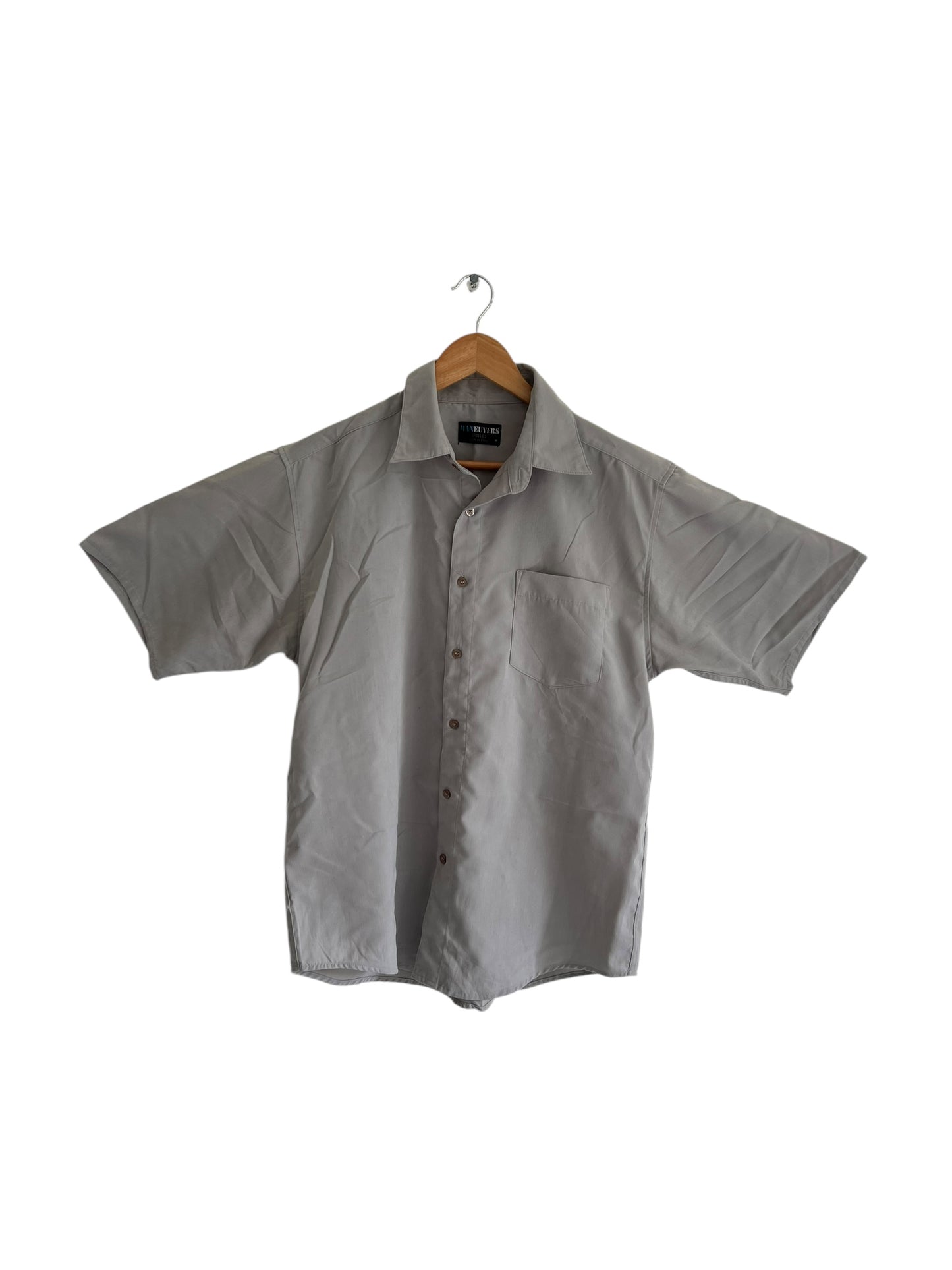 Grey Relaxed Button Up