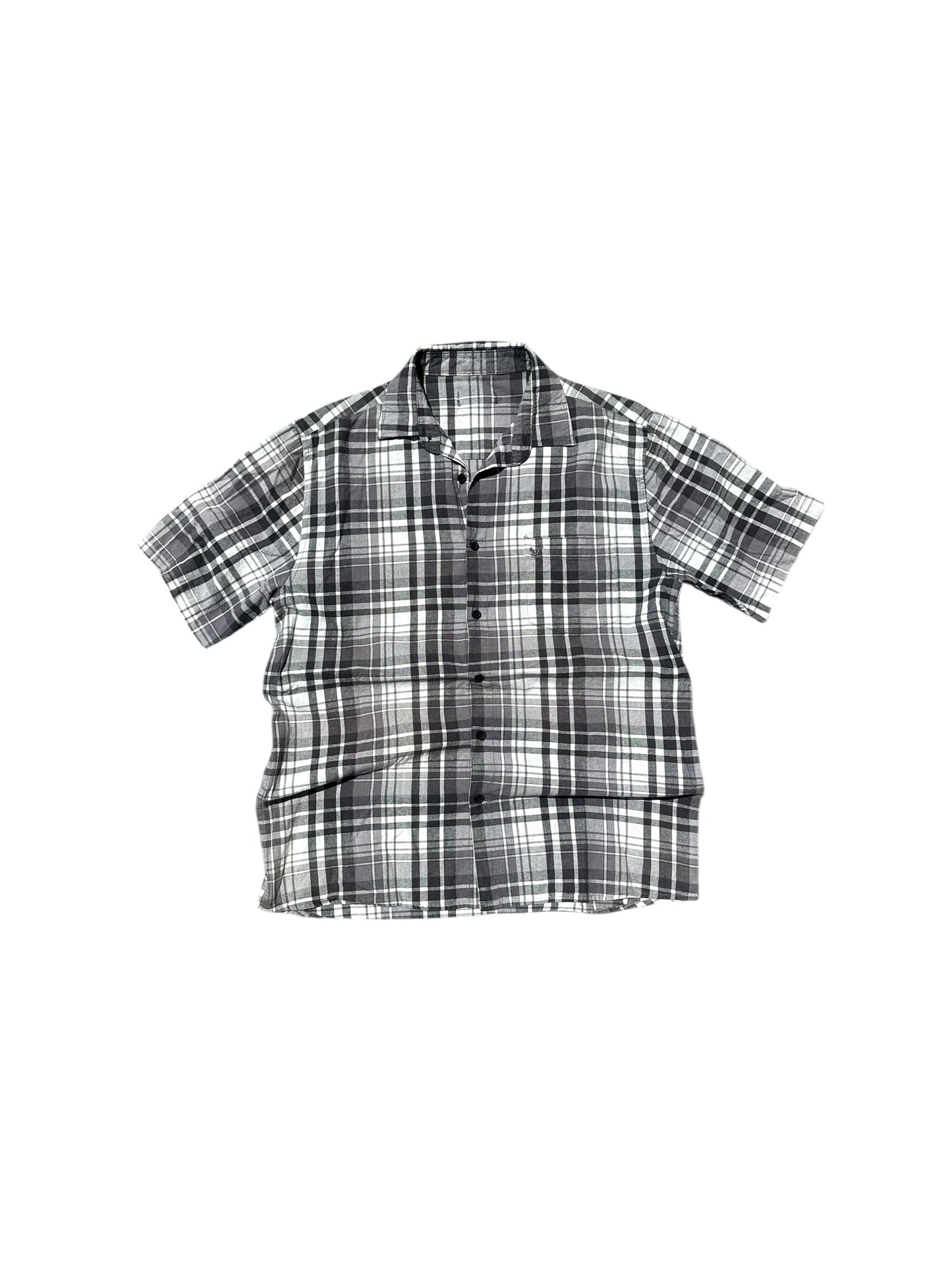 Boxy Checked Button Up