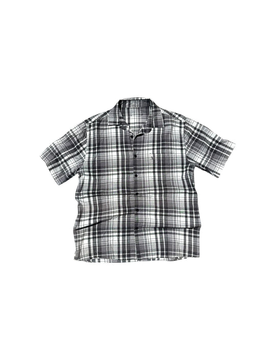 Boxy Checked Button Up