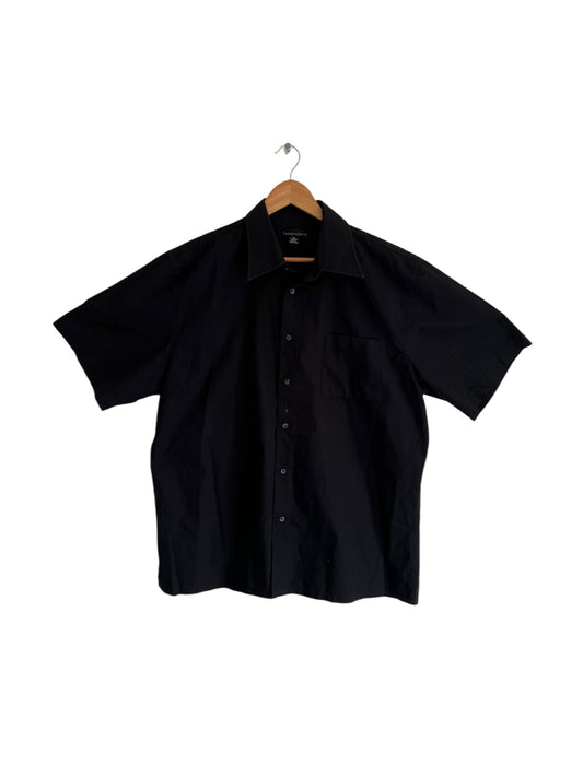 Blank Pocket Oversized Button Up