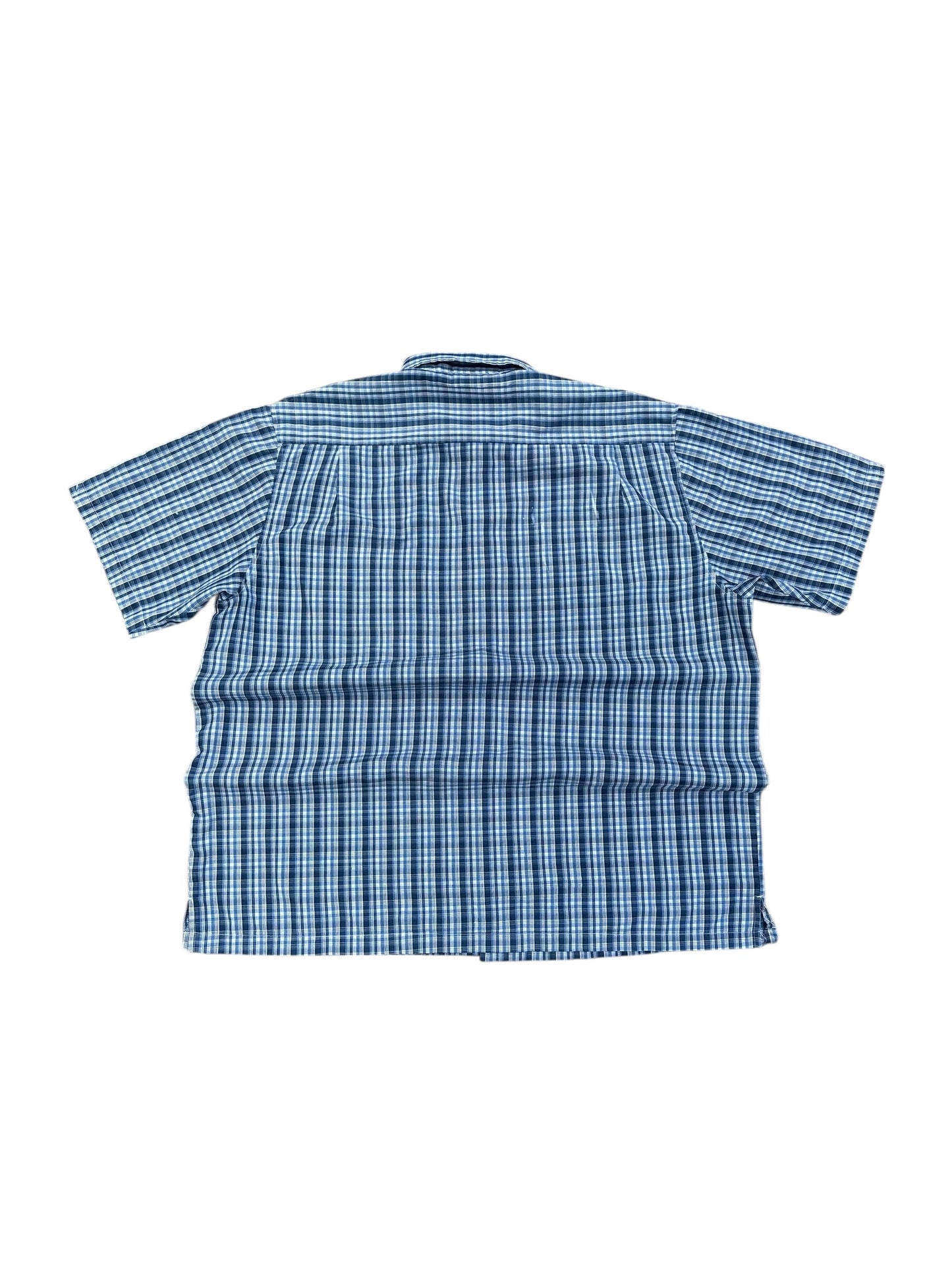 Boxyyyyy Blue Button Up