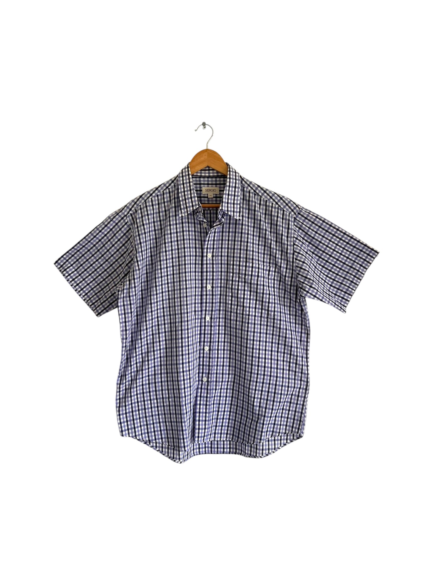 Boxy Light Purple Button Up