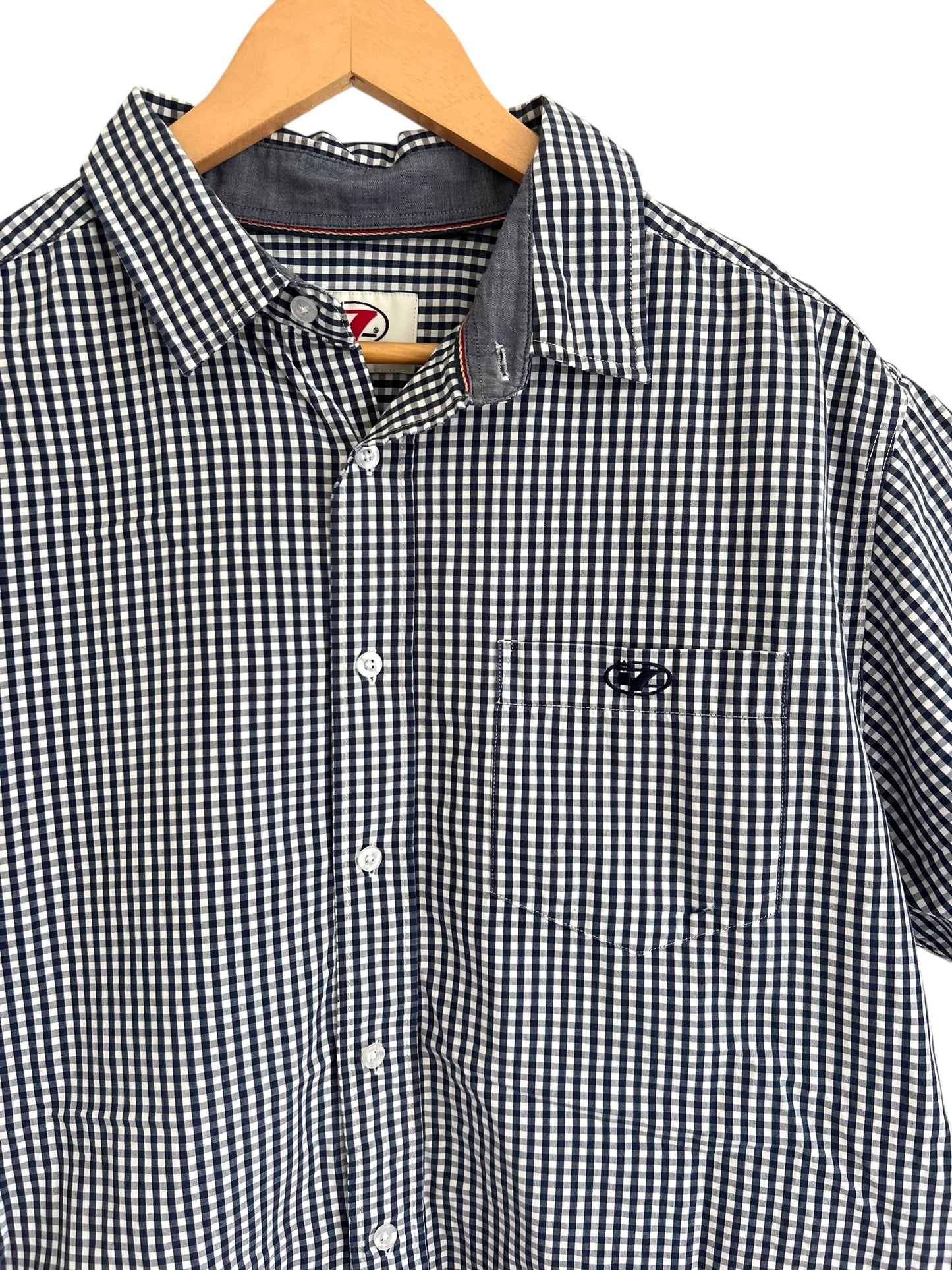 Boxy Line 7 Button Up
