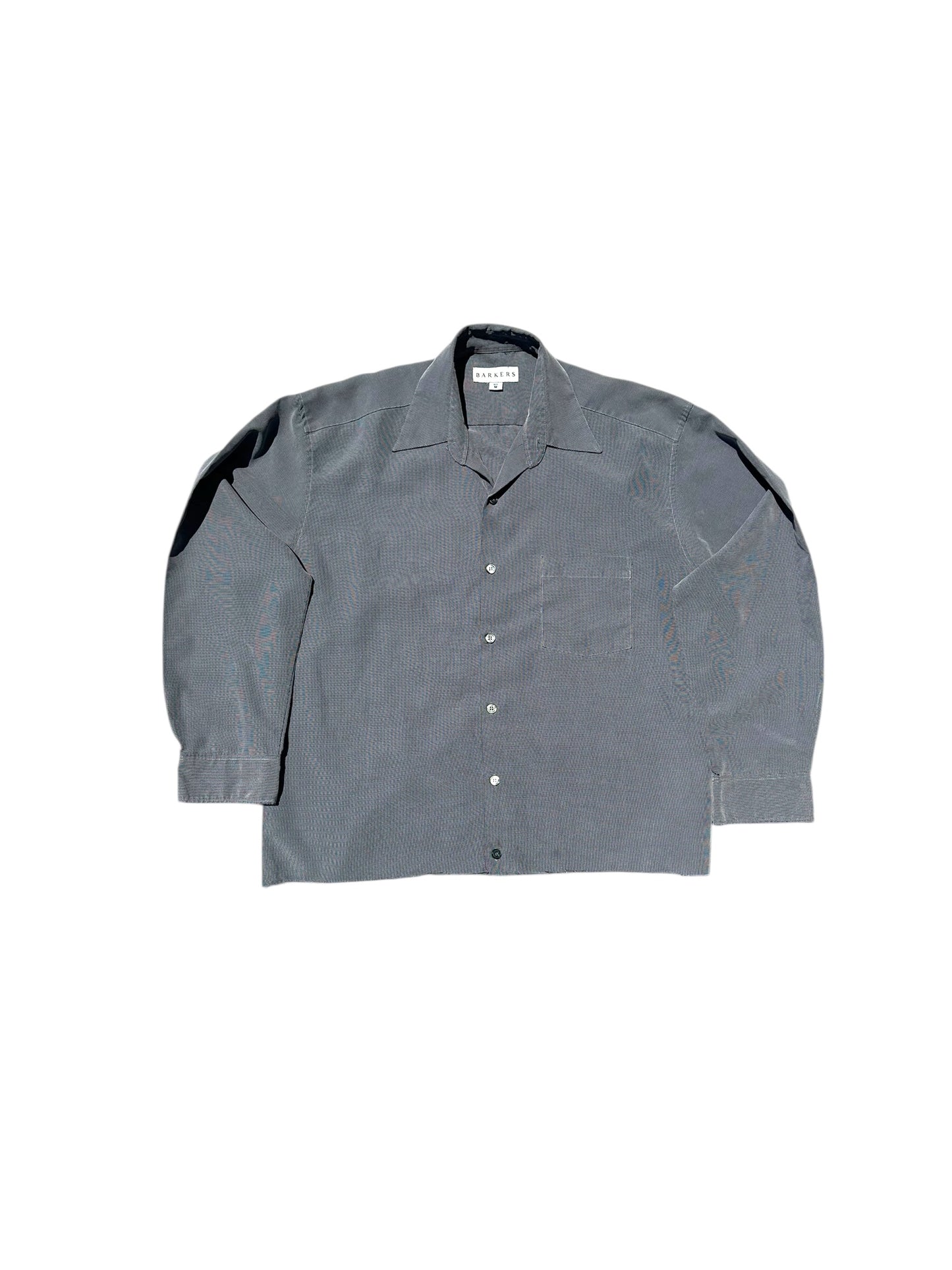 Boxy Grey Og Barkers Button Up