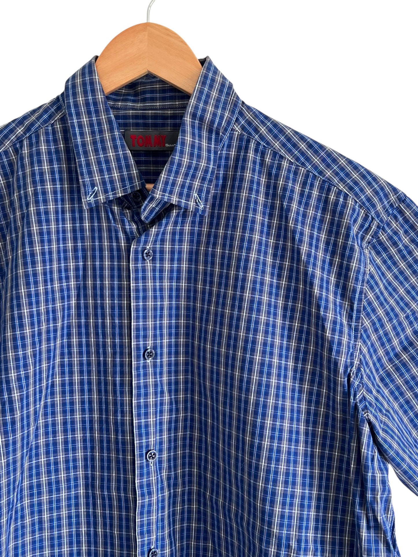 Blue Tommy Gun Button Up