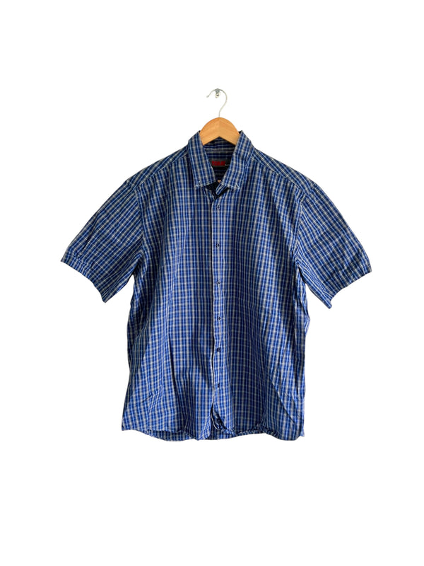Blue Tommy Gun Button Up