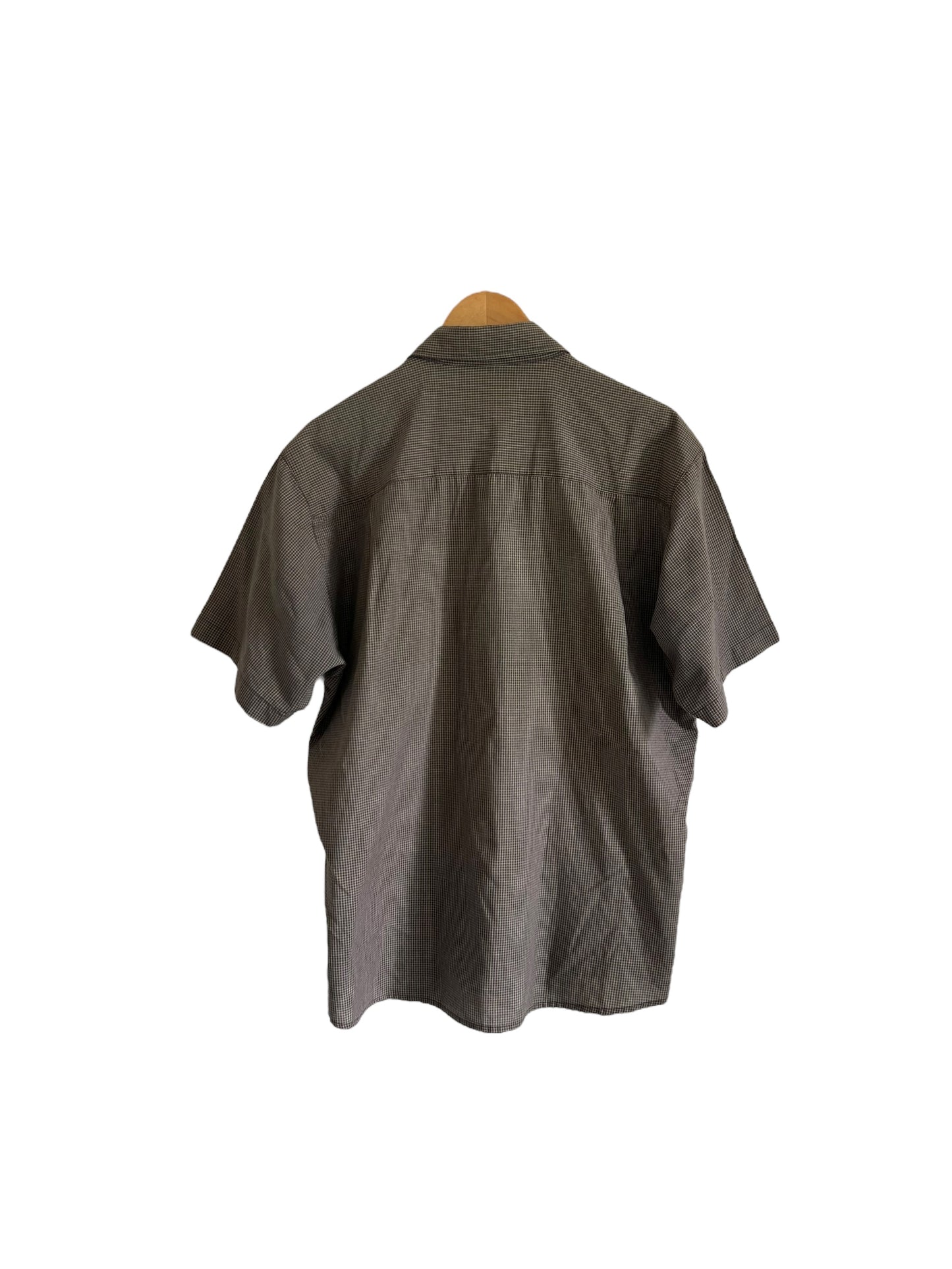 Brown Boxy Button Up