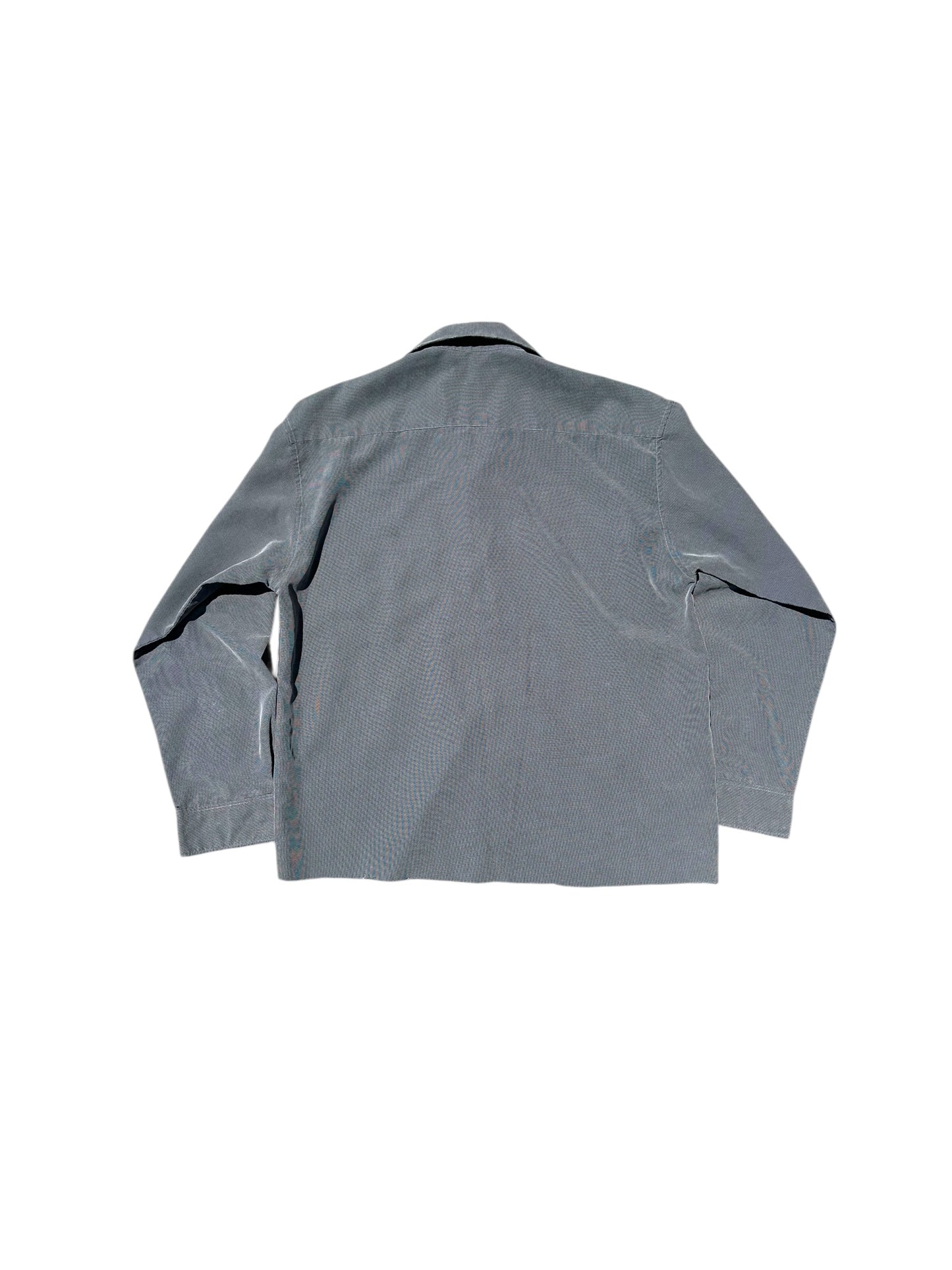 Boxy Grey Og Barkers Button Up