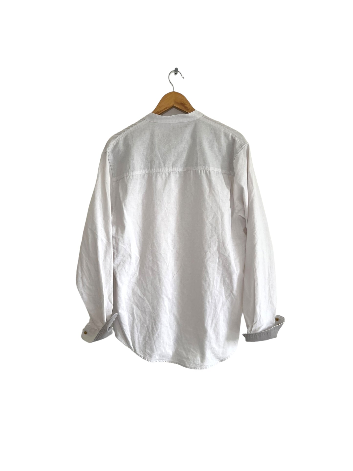 Mandarin Collar I Love Ugly Button Up